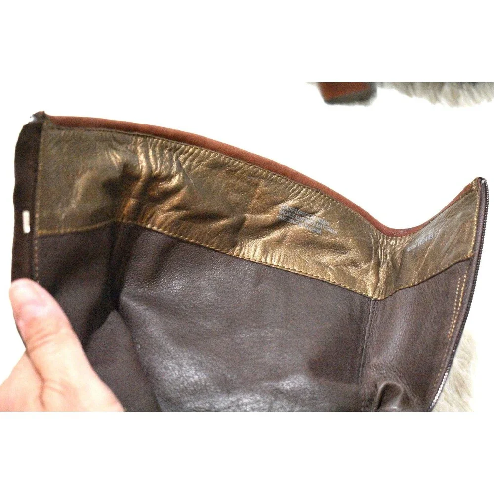 BORN Crown Leather Chestnut Brown Boot Women's Size US 11 M /EU 43 /UK 9